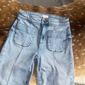 LC Lauren Conrad High Rise Blue Jeans